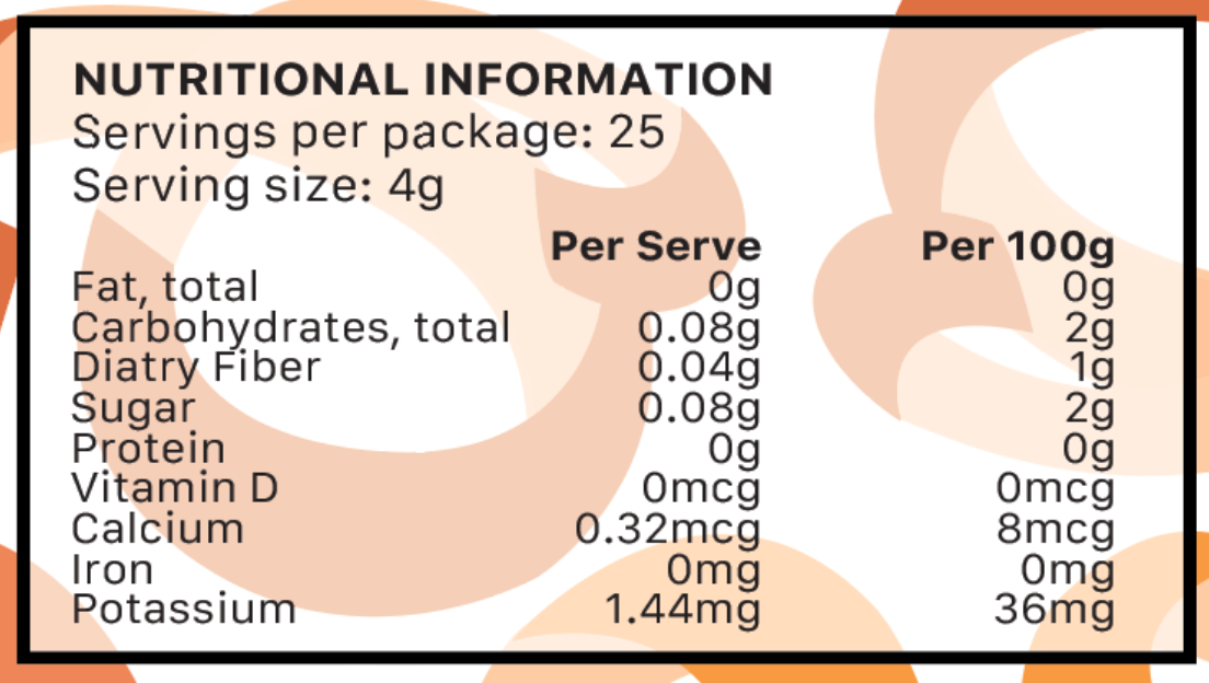 FINE DRIED ORANGE ZEST